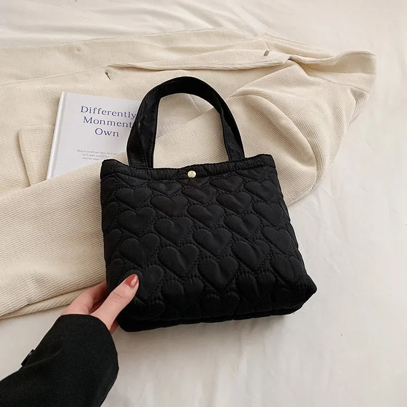Tas Dames - Gewatteerd met Hartjesprint | Shopper