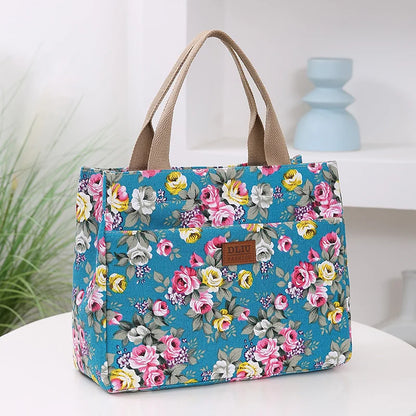 Tas Dames - Ruime Draagtas met Bloemenprint | Vrolijk Casual