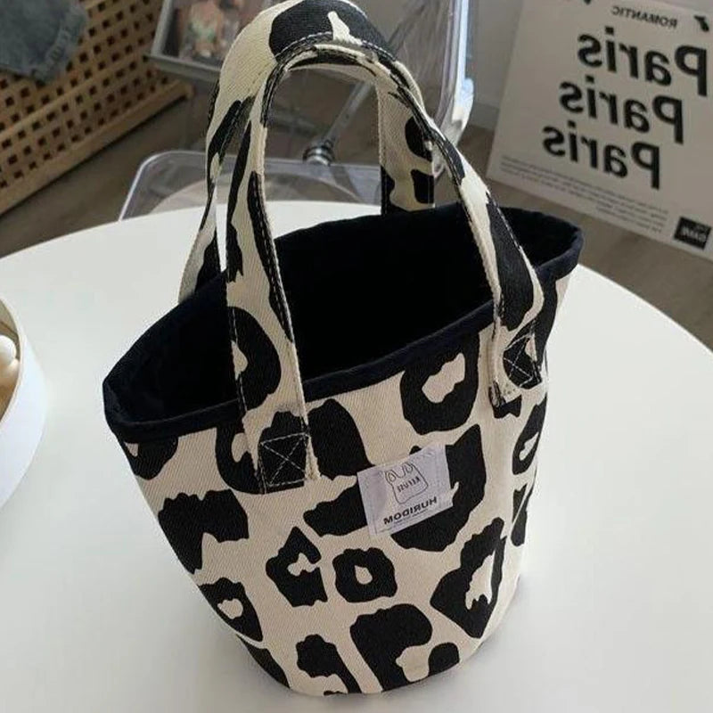 Tas Dames - Bucket Bag met Luipaardprint | Speels en Stijlvol