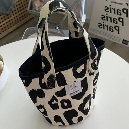 Tas Dames - Bucket Bag met Luipaardprint | Speels en Stijlvol