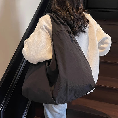 Tas Dames - Grote Lichtgewicht Shopper met Brede Schouderband | Casual