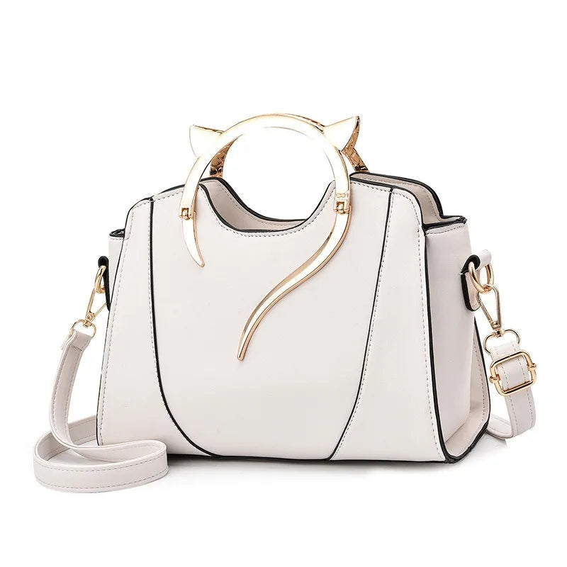 Tas Dames - Stijlvolle Handtas met Gouden Details | Chique