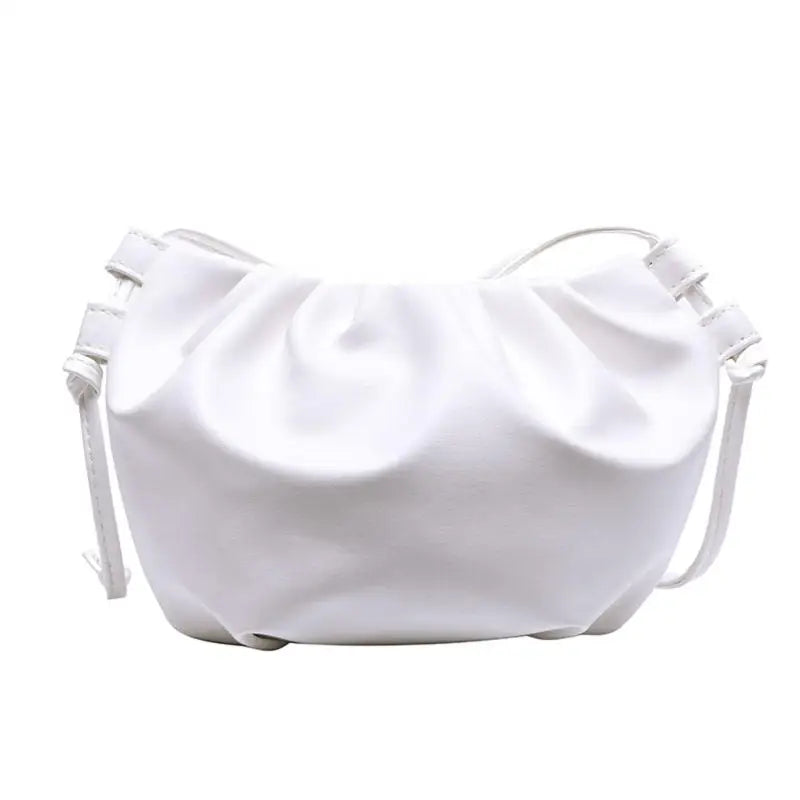 Tas Dames - Zachte Crossbody Clutch met Geplooide Look | Elegant