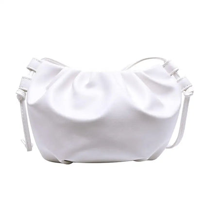 Tas Dames - Zachte Crossbody Clutch met Geplooide Look | Elegant