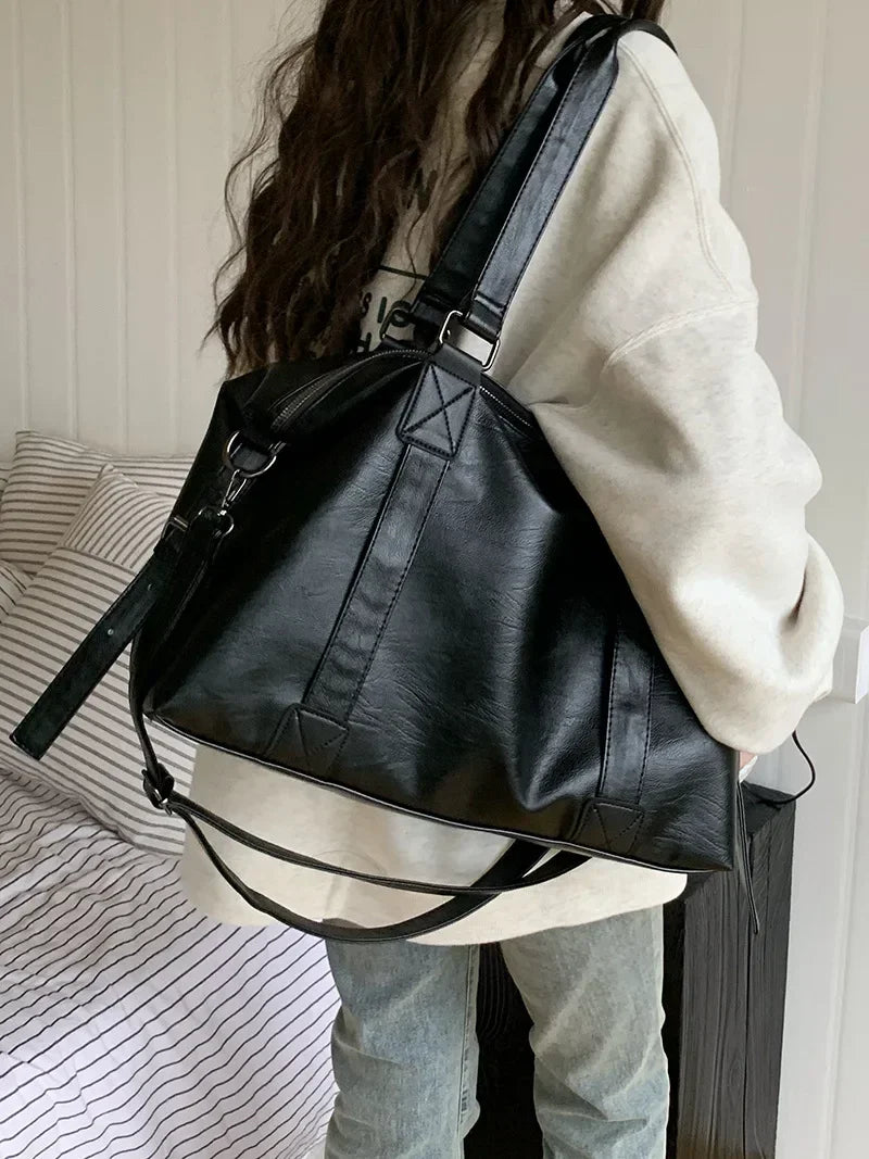 Tas Dames - Grote Schoudertas met Dubbele Handvatten | Casual