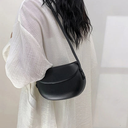 Crossbody Tas Dames - Compacte Saddle Bag met Flapsluit | Casual