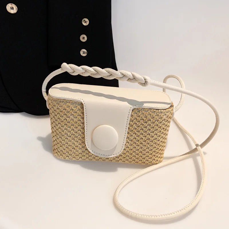 Tas Dames - Gevlochten Crossbody met Draagsluiting | Zomer