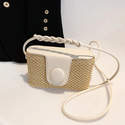 Tas Dames - Gevlochten Crossbody met Draagsluiting | Zomer