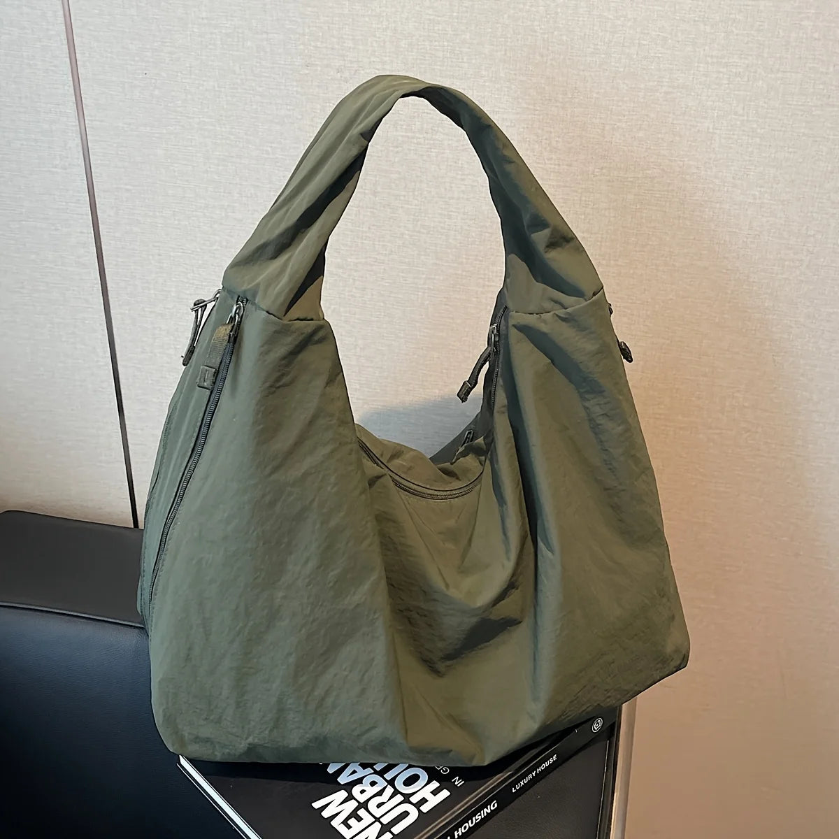 Tas Dames - Grote Lichtgewicht Shopper met Brede Schouderband | Casual