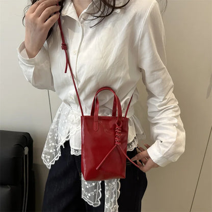 Tas Dames - Mini Crossbody Tas met Handvat en Riem | Chique