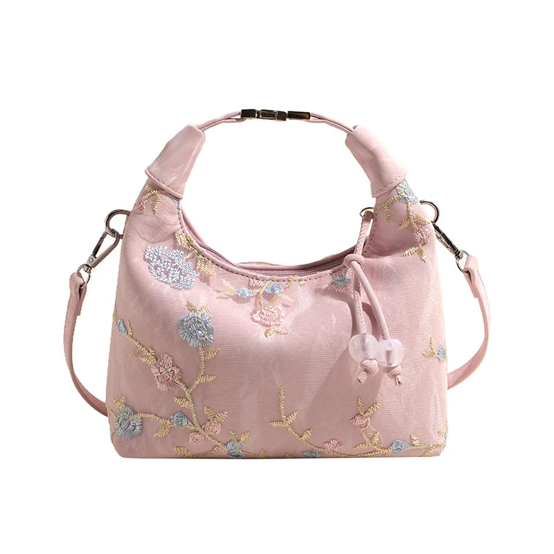 Tas Dames - Crossbody Schoudertas met Bloemenprint | Elegant