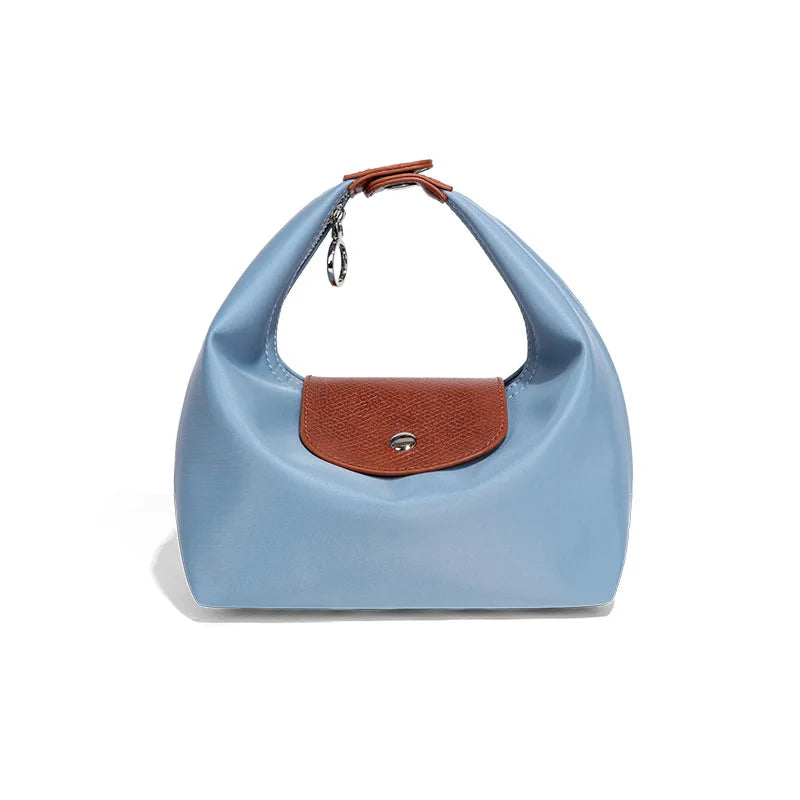 Tas Dames - Halfmaan Schoudertas met Contrasterende Flapdetail | Mini