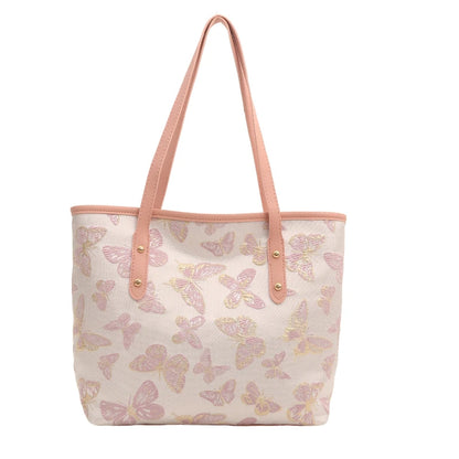Shopper Dames - Grote Tote Bag met Vlinderprint | Casual