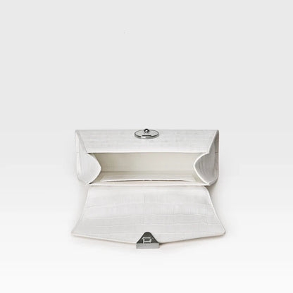 Tas Dames - Mini Handtas met Flapdetail en Zilveren Sluiting | Chique