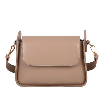 Schoudertas Dames - Crossbody met Flap en Gouden Details | Chique