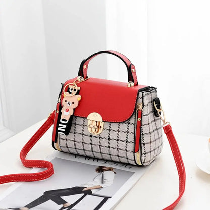 Tas Dames - Mini Handtas met Schouderriem en Slot | Schattig