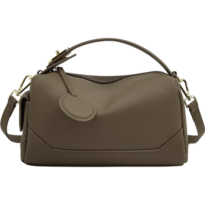 Tas Dames - Schoudertas met Handvat en Gouden Details | Chique