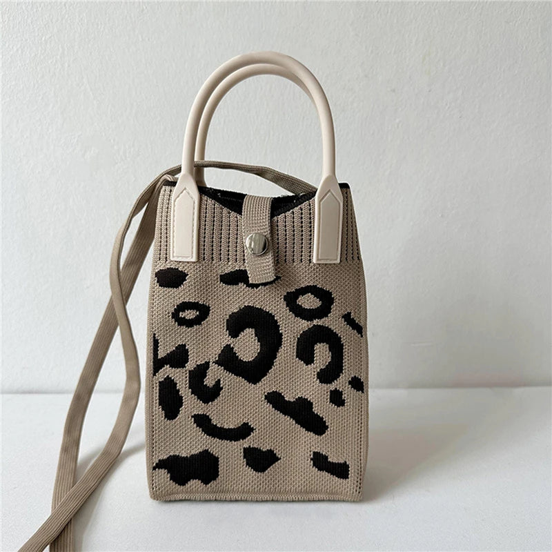 Tas Dames - Gehaakte Nettas met Trekkoord en Binnentas | Boho
