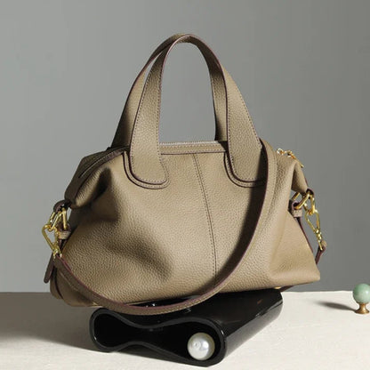 Tas Dames - Handtas met Dubbele Rits en Gouden Hardware | Chique