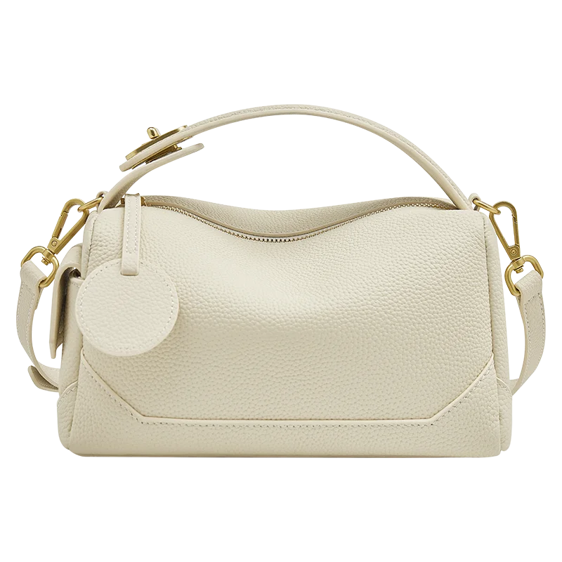 Tas Dames - Schoudertas met Handvat en Gouden Details | Chique