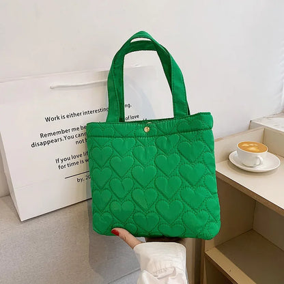 Tas Dames - Gewatteerd met Hartjesprint | Shopper