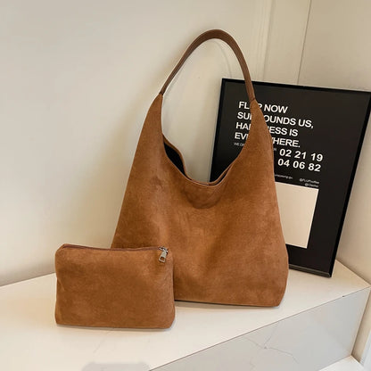 Tas Dames - Grote Zachte Hobo Bag met Enkele Schouderband | Casual