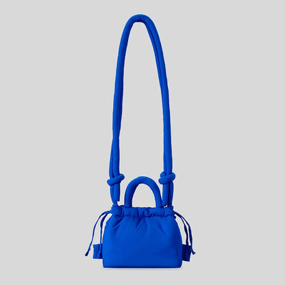 Tas Dames - Mini Handtas met Geknoopt Handvat en Trekkoord | Casual