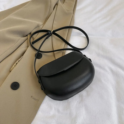 Crossbody Tas Dames - Compacte Saddle Bag met Flapsluit | Casual