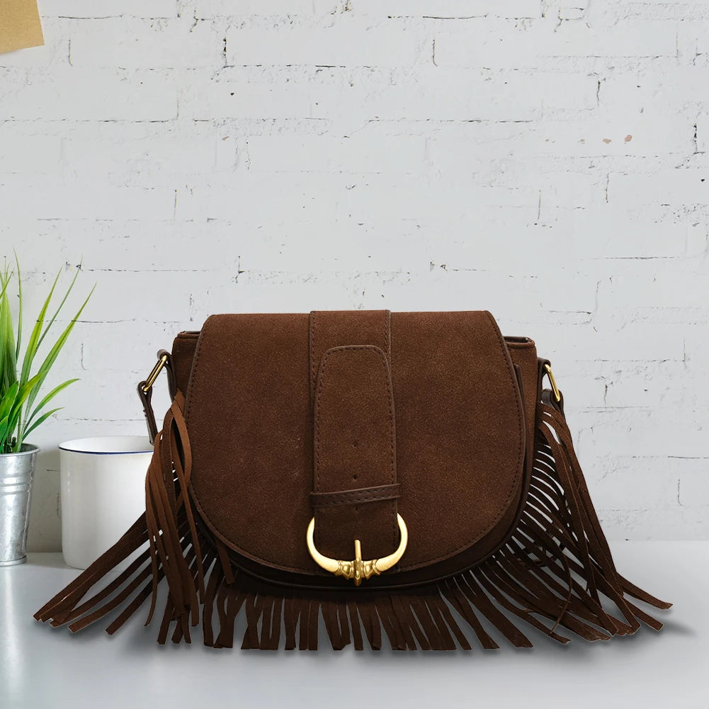 Tas Dames - Crossbody Schoudertas met Franjes | Bohemian