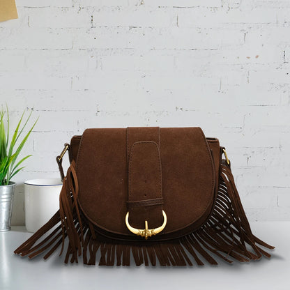 Tas Dames - Crossbody Schoudertas met Franjes | Bohemian