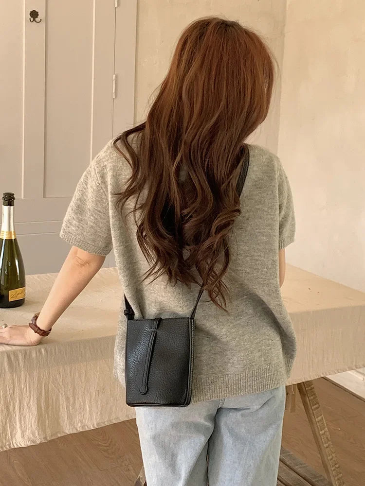 Crossbody Tas Dames - Mini Schoudertas met Flapsluit | Casual