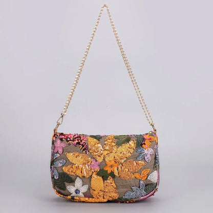 Schoudertas Dames - Romantische Hobo Bag met Bloemenprint | Zomer