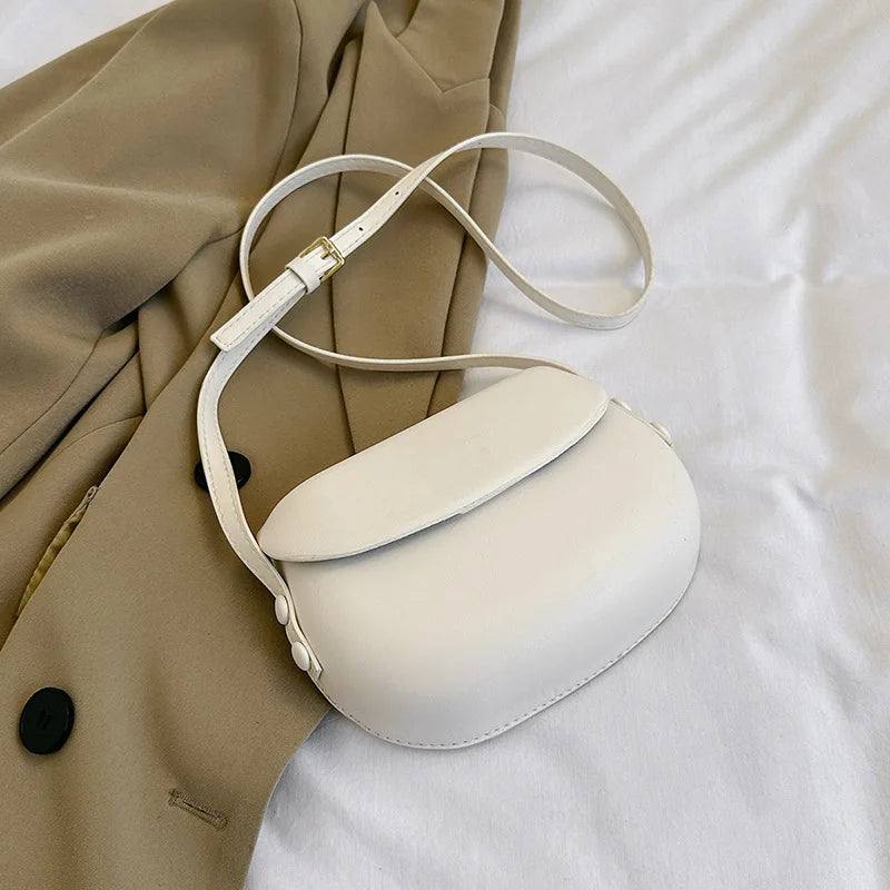 Crossbody Tas Dames - Compacte Saddle Bag met Flapsluit | Casual
