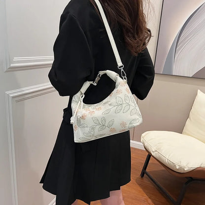 Tas Dames - Crossbody Schoudertas met Bloemenprint | Elegant