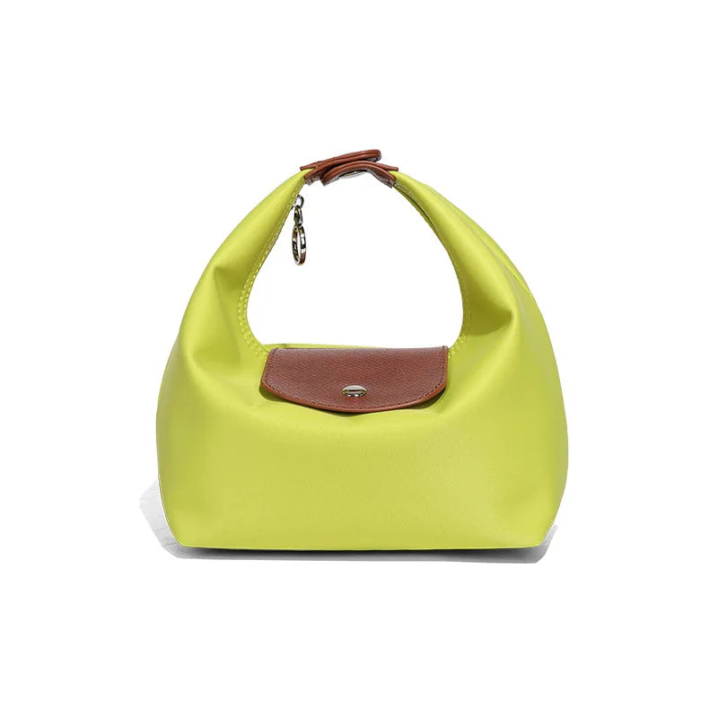 Tas Dames - Halfmaan Schoudertas met Contrasterende Flapdetail | Mini
