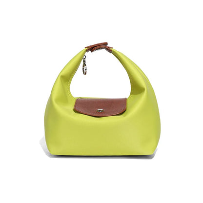 Tas Dames - Halfmaan Schoudertas met Contrasterende Flapdetail | Mini