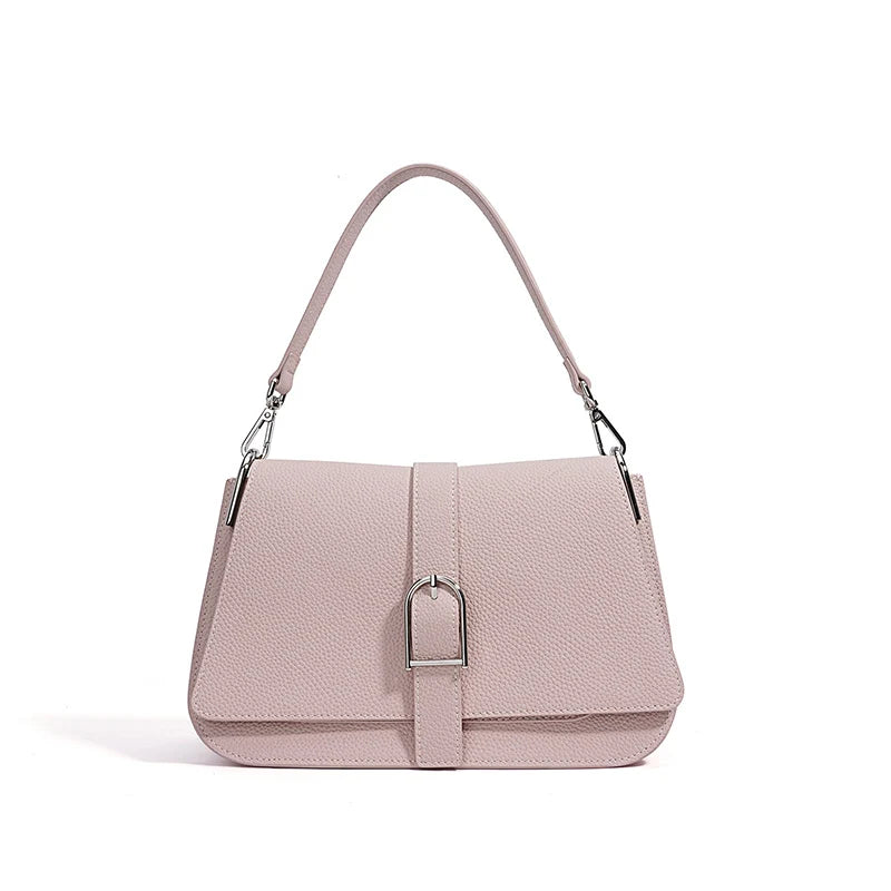 Tas Dames - Stijlvolle Schoudertas met Gesp en Flapdetail | Chique