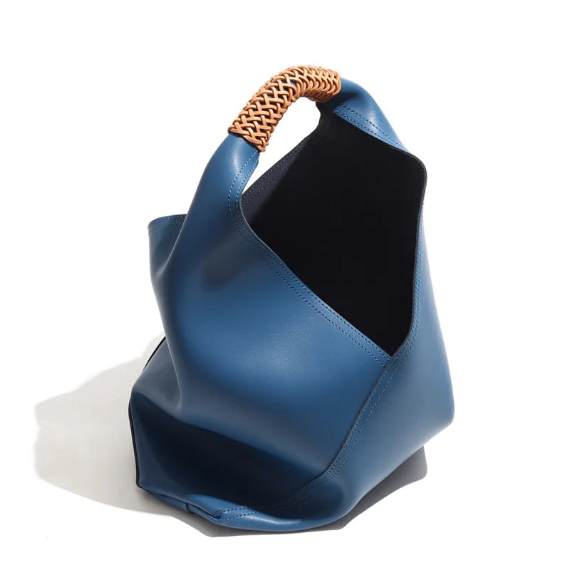 Tas Dames - Soepele Hobo Tas met Gevlochten Handvat | Casual