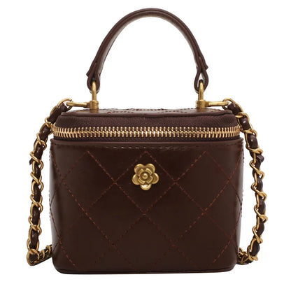 Handtas Dames - Gewatteerd met Ketting en Gouden Details | Chique