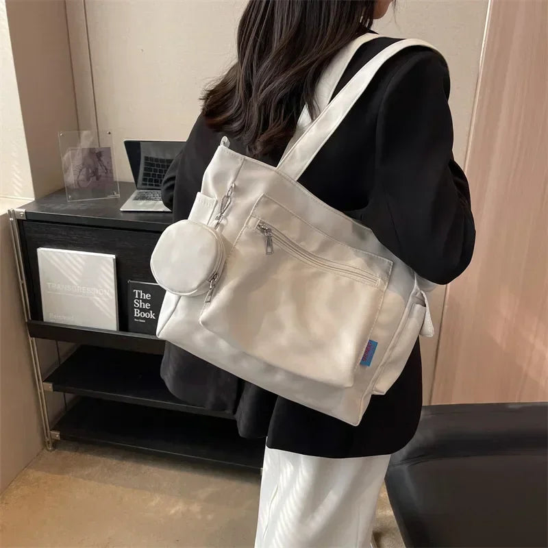 Tas Dames - Grote Shopper met Meerdere Vakken en Mini Tasje | Casual