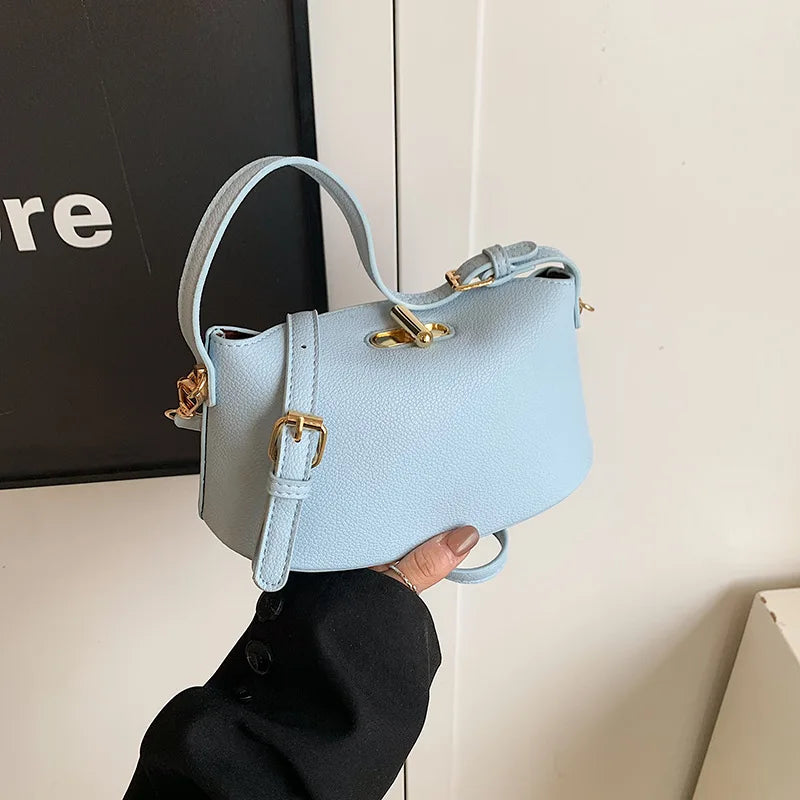 Handtas Dames - Stijlvolle Bucket Bag met Draaisluiting | Chique