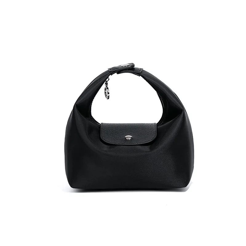 Tas Dames - Halfmaan Schoudertas met Contrasterende Flapdetail | Mini