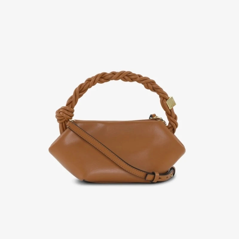 Tas Dames - Mini Crossbody met Gevlochten Handvat | Chique