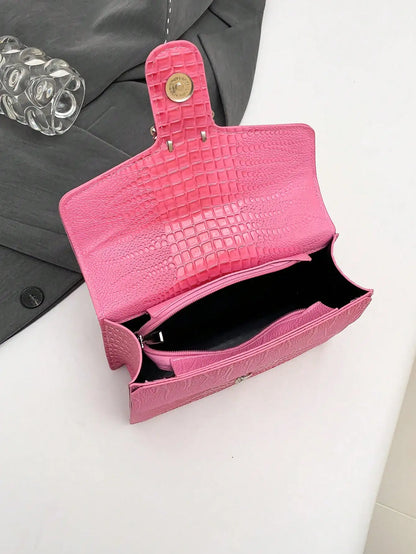 Tas Dames - Crossbody met Ketting en Strass Gesp | Feestelijk