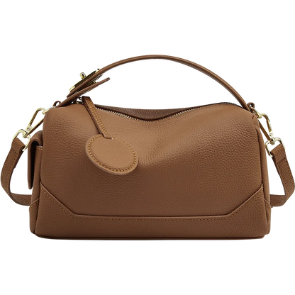 Tas Dames - Schoudertas met Handvat en Gouden Details | Chique
