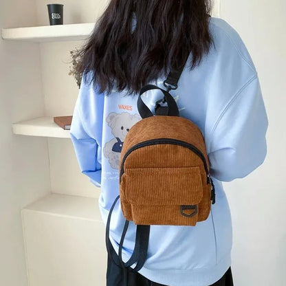 Tas Dames - Mini Rugzak met Frontpocket en Verstelbare Riem | Casual