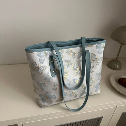 Shopper Dames - Grote Tote Bag met Vlinderprint | Casual