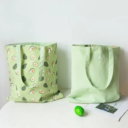Tas Dames - Omkeerbare Tote Bag met Fruitprint | Speels