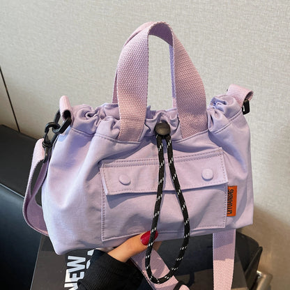 Crossbody Tas Dames - Mini Tas met Voorvakken en Brede Riem | Casual