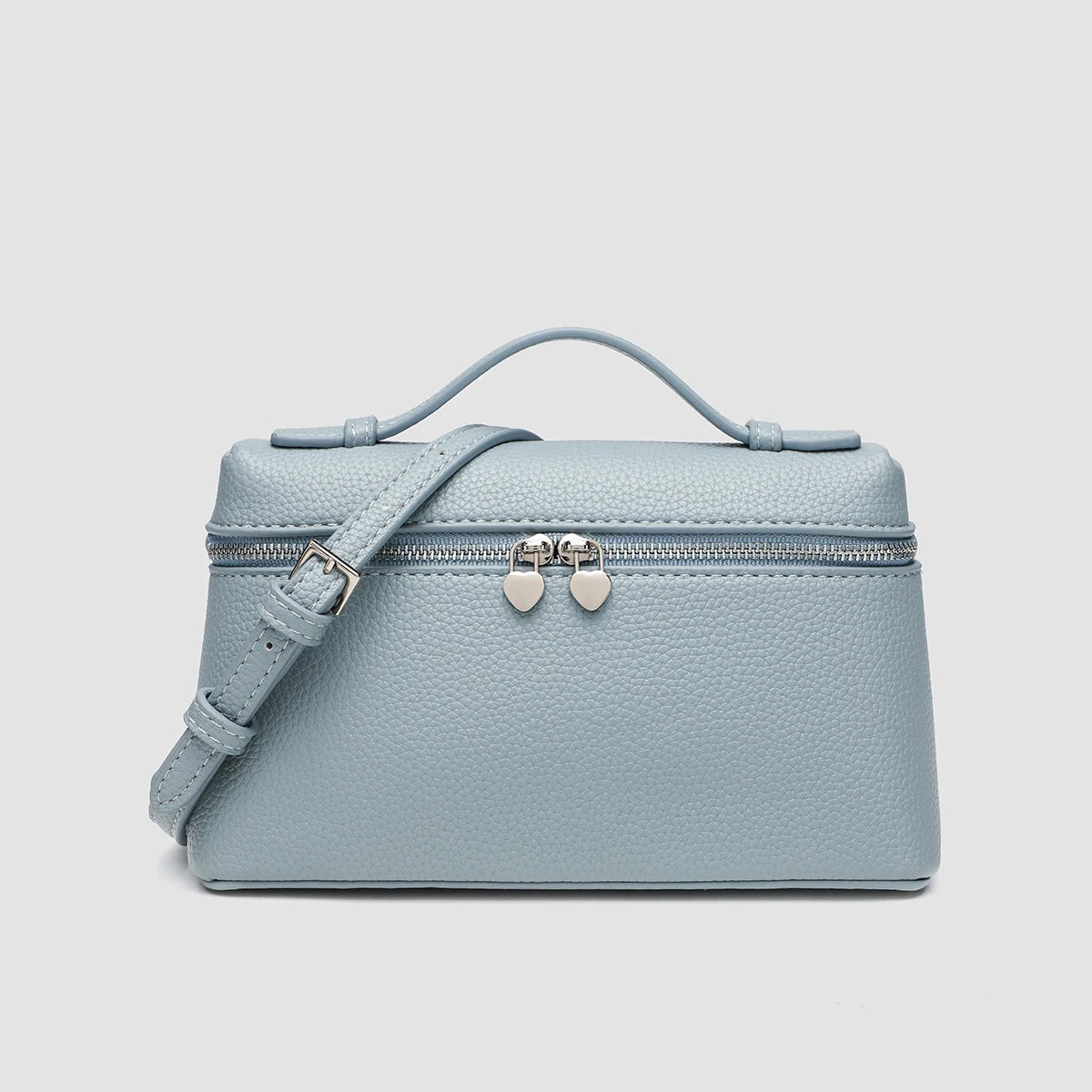 Tas Dames - Rechthoekige Crossbody met Dubbele Rits | Klassiek